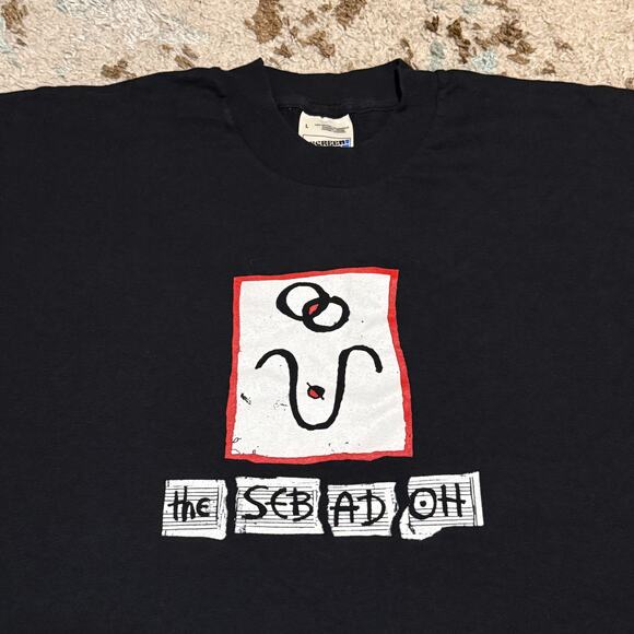 Vintage 1999 The Sebadoh Shirt Size Large Alternative Indie Band Tee - Picture 1 of 6